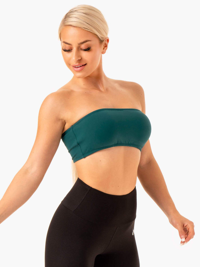 Bandeau Sports Bra - Teal