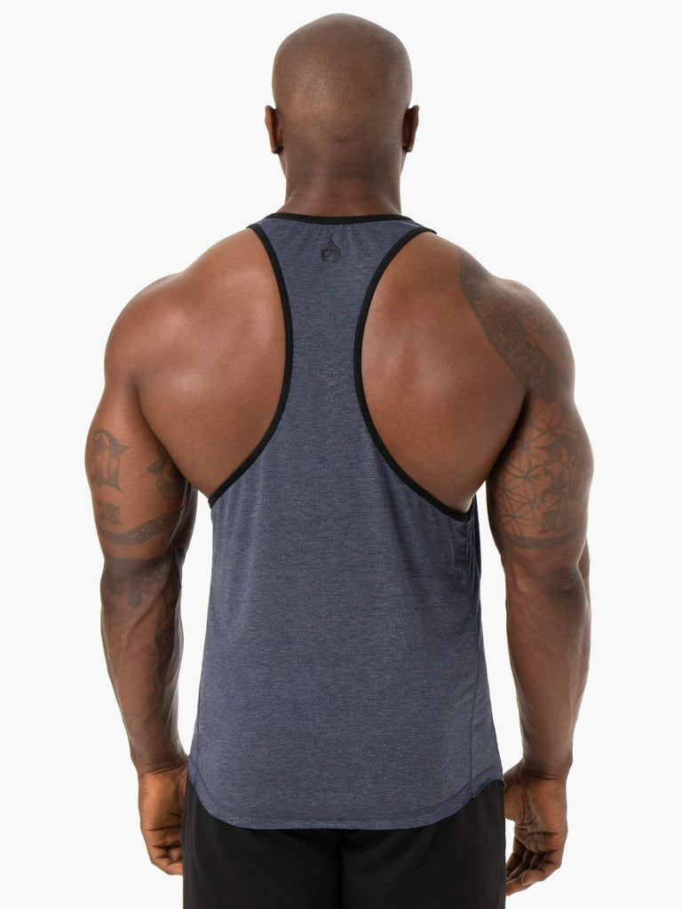 Iron Stringer T-Back - Navy Marl - Ryderwear Wholesale (US)